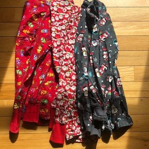 Christmas/winter print scrub jackets